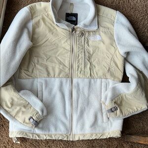 The North Face Kids' Cream and White Jacket